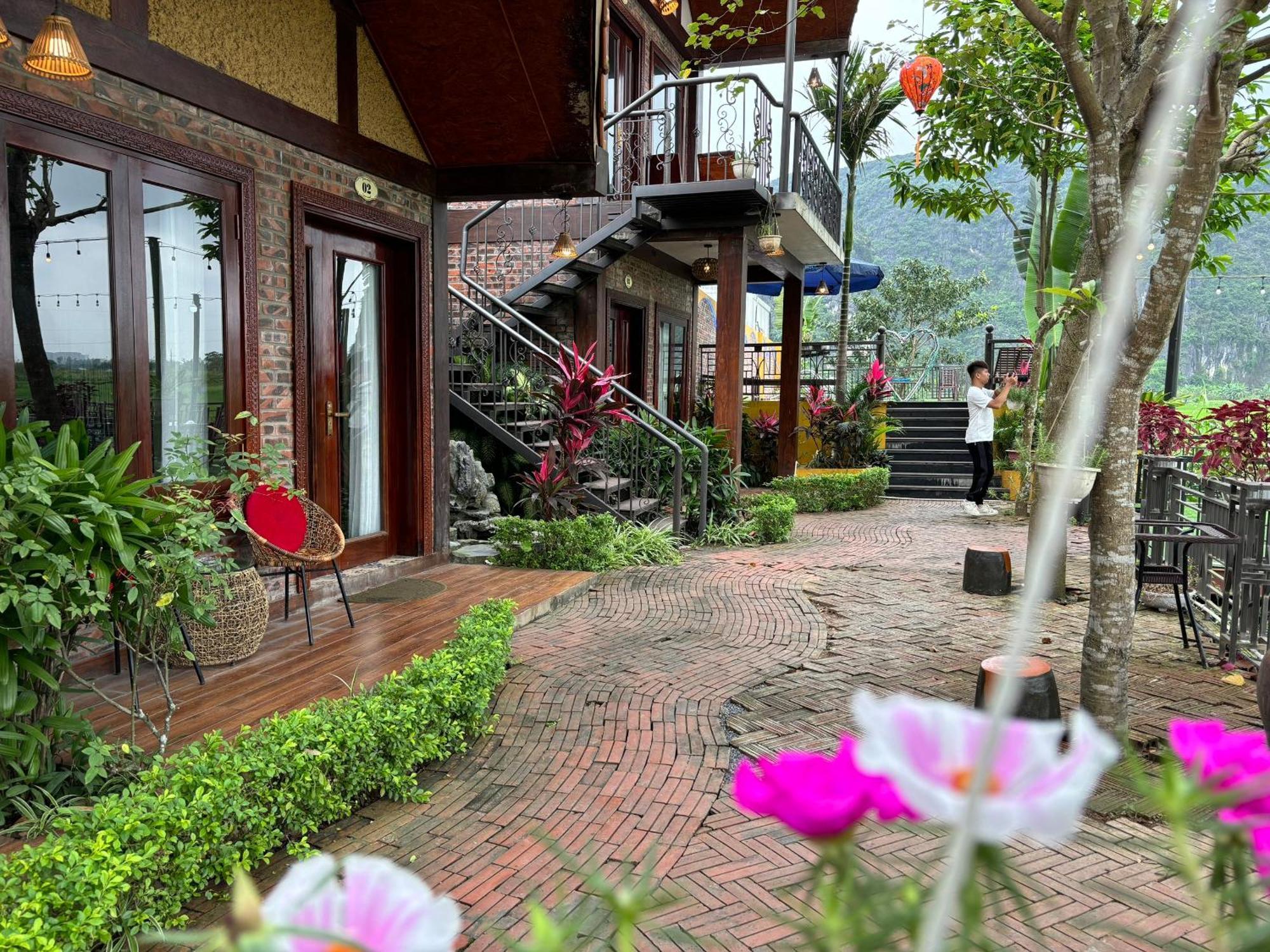 Apartament Papaya Bungalow & Rice Fields Ninh Binh Zewnętrze zdjęcie