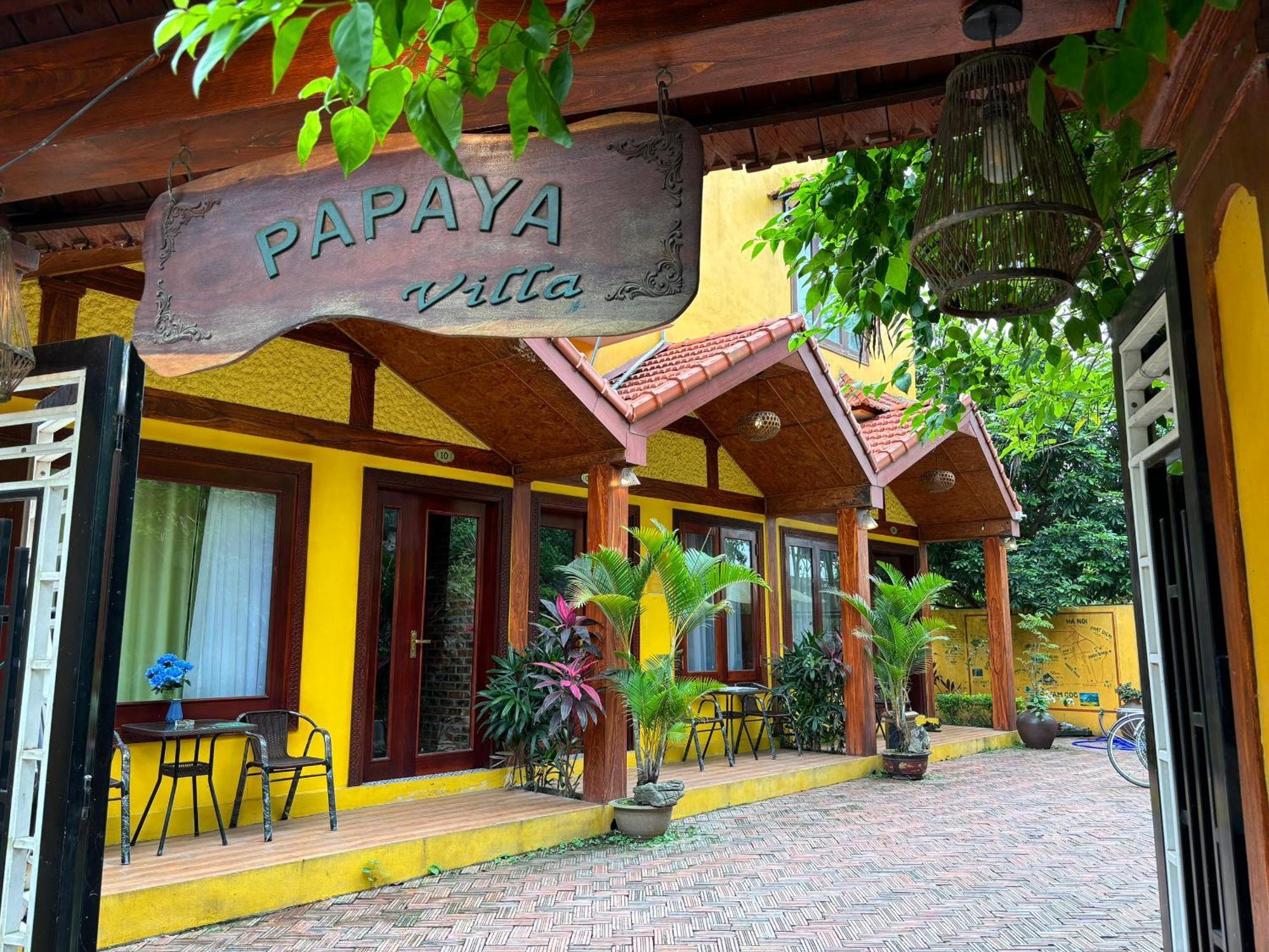 Apartament Papaya Bungalow & Rice Fields Ninh Binh Zewnętrze zdjęcie