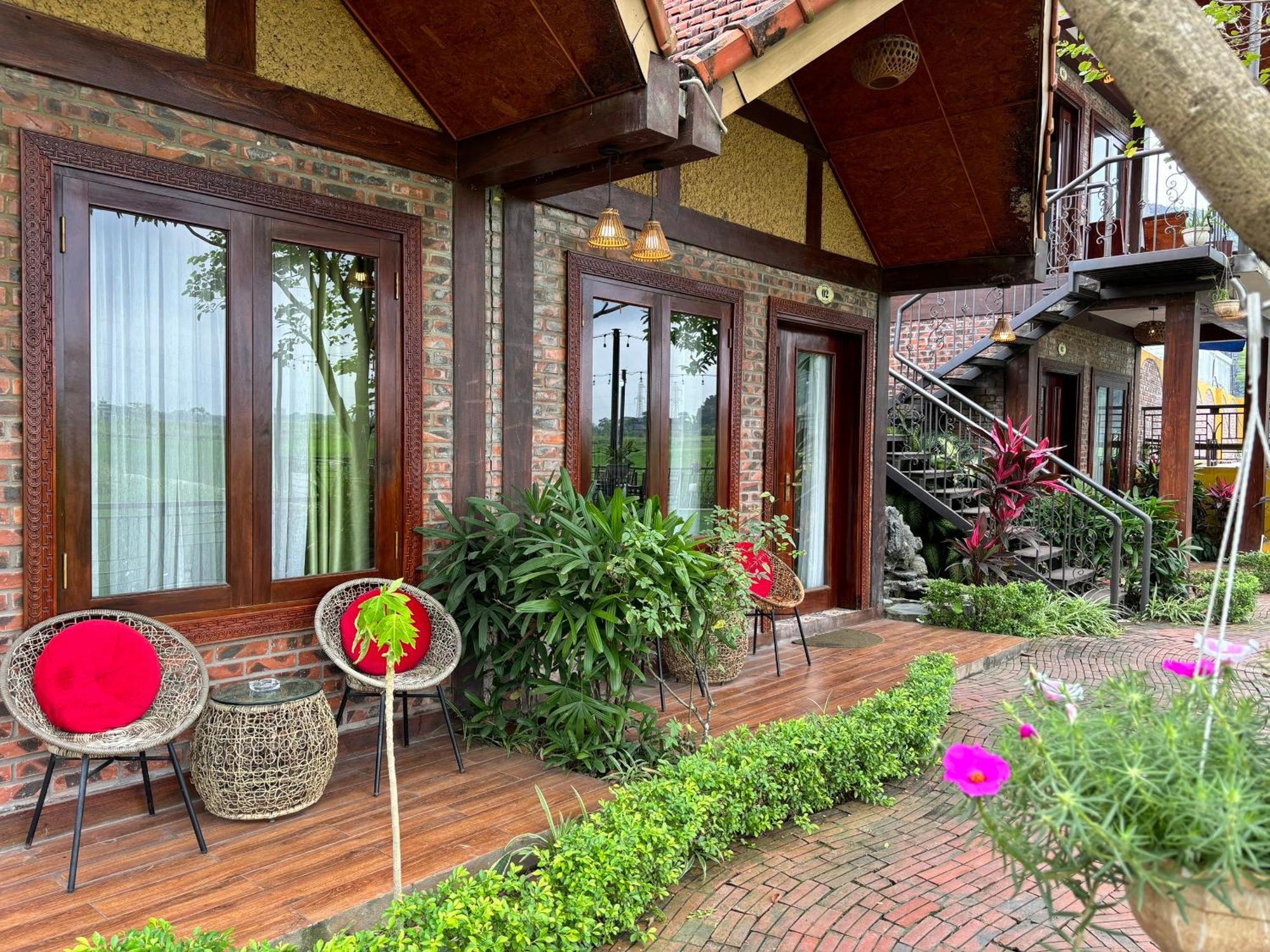 Apartament Papaya Bungalow & Rice Fields Ninh Binh Zewnętrze zdjęcie