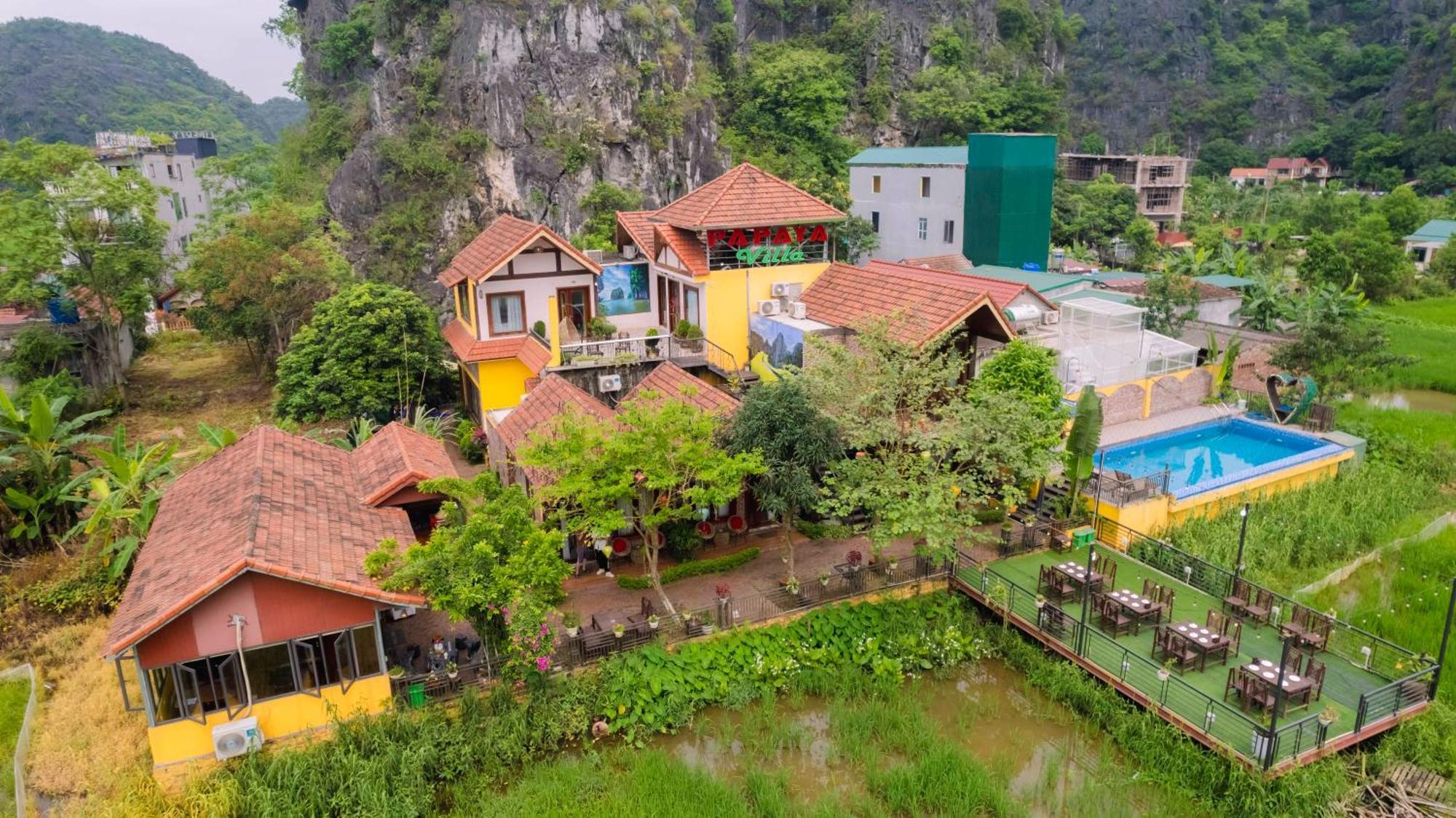 Apartament Papaya Bungalow & Rice Fields Ninh Binh Zewnętrze zdjęcie
