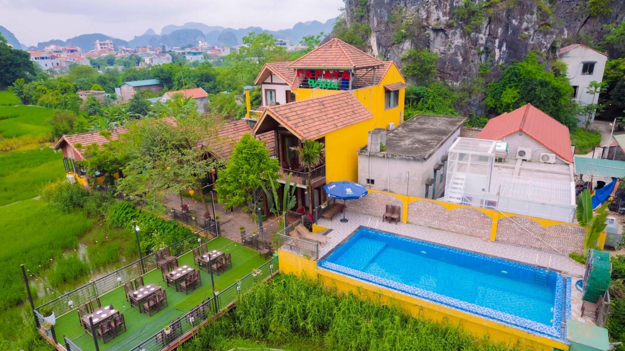 Apartament Papaya Bungalow & Rice Fields Ninh Binh Zewnętrze zdjęcie